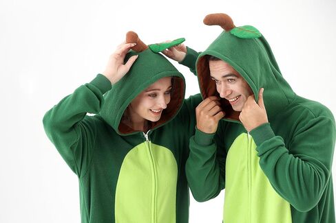 Adult Onesie Animal Fleece Pajamas Halloween Cosplay Costumes Sleepwear Party Wear in Saudi Arabia