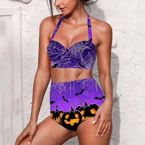 Yewattles Womens Bikini قطعتين للسباحة البطن. in Kuwait