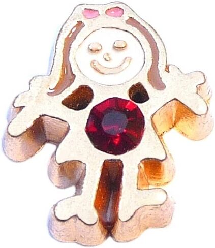 Goldtone Girl Birthstone يناير in Saudi Arabia