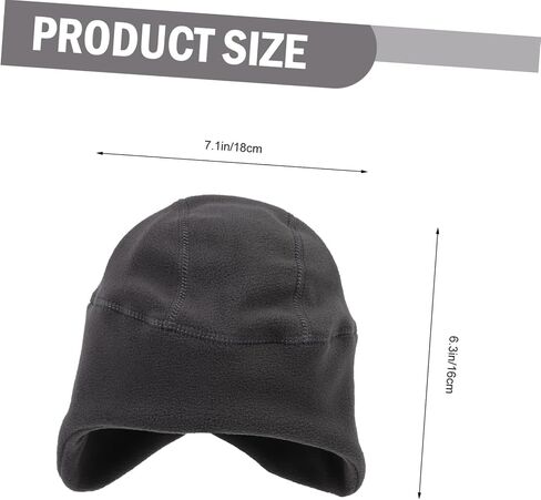 SAFIGLE Thermal Fleece Hat for Outdoor Activities Windproof Ear Cover Beanie for Skiing Cycling and Cold Weather Sports Stylish and Design Grey in Saudi Arabia