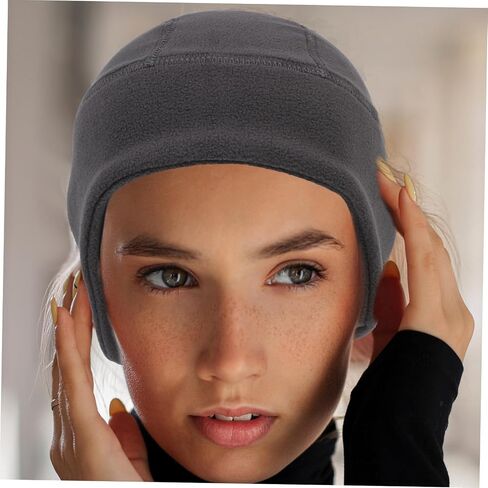 SAFIGLE Thermal Fleece Hat for Outdoor Activities Windproof Ear Cover Beanie for Skiing Cycling and Cold Weather Sports Stylish and Design Grey in Saudi Arabia