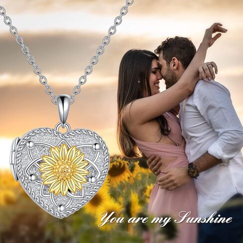 Sterling Silver Vintage Butterfly/Bee/Lock and Key Personalized Picture Locket Photo Necklace with Picture Antique Custom Lockets for Women that Holds 2 Pictures in Kuwait