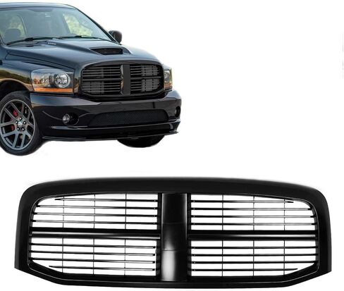 Perfit Liner قطع غيار جديدة للبديل الأمامي Grille Grille Grille متوافق مع 2006-2009 Dodge Ram Pickup Truck 1500 2500 3500 CH1200280 5JY121SPAE in Kuwait