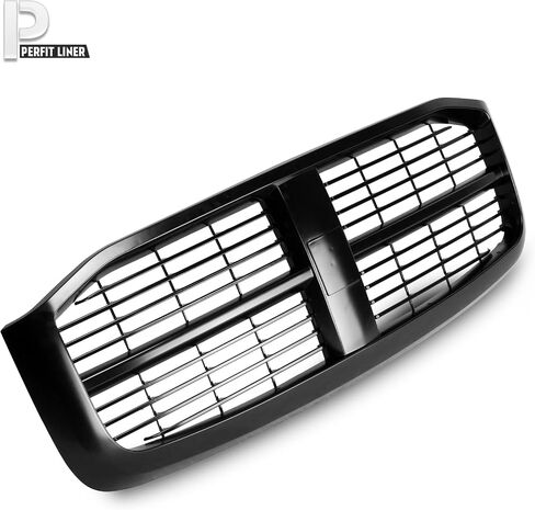 Perfit Liner قطع غيار جديدة للبديل الأمامي Grille Grille Grille متوافق مع 2006-2009 Dodge Ram Pickup Truck 1500 2500 3500 CH1200280 5JY121SPAE in Kuwait