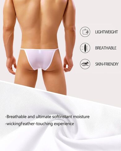 رجال مثير لرجال المنخفضة الارتفاع الجليد intr string bikini ملابس داخلية مع حقيبة الانتفاخ in Saudi Arabia