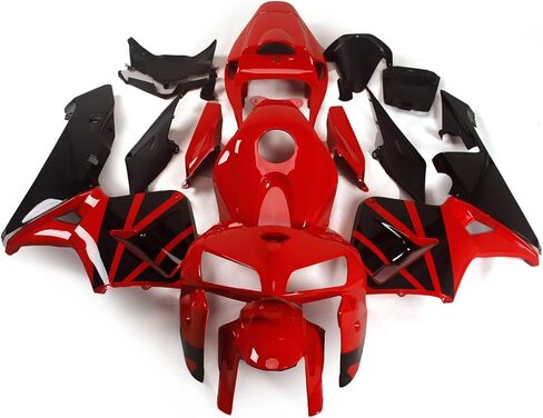 طقم هدية من البلاستيك ABS من أجل هوندا CBR600RR F5 2005 2006 Fairing Kit Injection Podywork Full Body Kit-Red Black in Kuwait