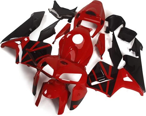 طقم هدية من البلاستيك ABS من أجل هوندا CBR600RR F5 2005 2006 Fairing Kit Injection Podywork Full Body Kit-Red Black in Kuwait