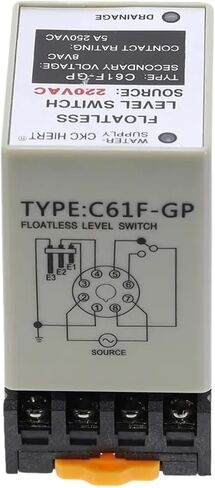 C61F-GP AC220V Level Relay Floatless Level Switch C61F - GP Water Level Controller Switch Pump Automatically Switches with Base in Saudi Arabia