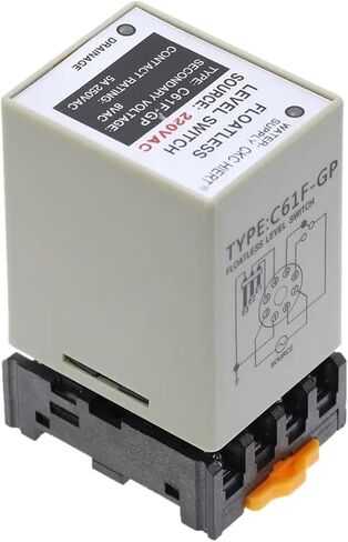 C61F-GP AC220V Level Relay Floatless Level Switch C61F - GP Water Level Controller Switch Pump Automatically Switches with Base in Saudi Arabia