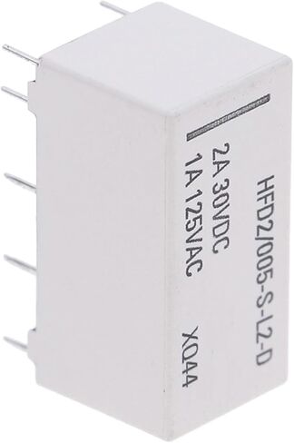 1PCS 12V ملف ترحيل قابلين للتطبيق DPDT 30VDC 2A 1A 125VAC HFD2/005-S-L2-D REALY in Saudi Arabia