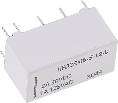 1PCS 12V ملف ترحيل قابلين للتطبيق DPDT 30VDC 2A 1A 125VAC HFD2/005-S-L2-D REALY in Saudi Arabia