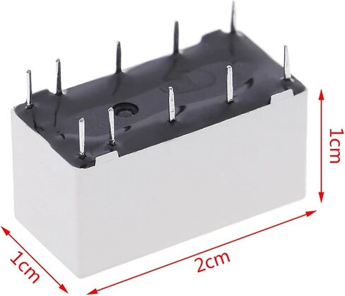 1PCS 12V ملف ترحيل قابلين للتطبيق DPDT 30VDC 2A 1A 125VAC HFD2/005-S-L2-D REALY in Saudi Arabia