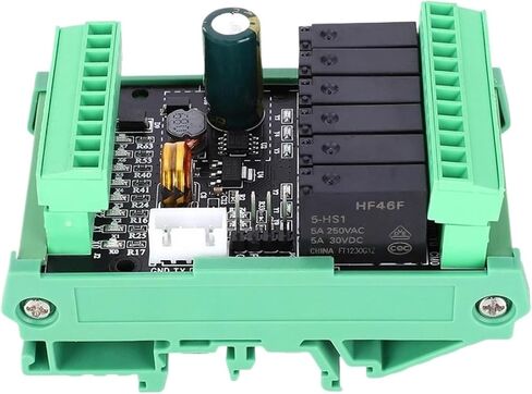 FX2N-14MR Board Relay Output Module 8 in 6 Out 24VDC Power Supply with Base Analog 2AD 0-10V Input High-Speed Counting in Saudi Arabia