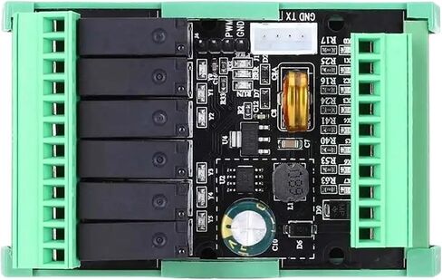 FX2N-14MR Board Relay Output Module 8 in 6 Out 24VDC Power Supply with Base Analog 2AD 0-10V Input High-Speed Counting in Saudi Arabia