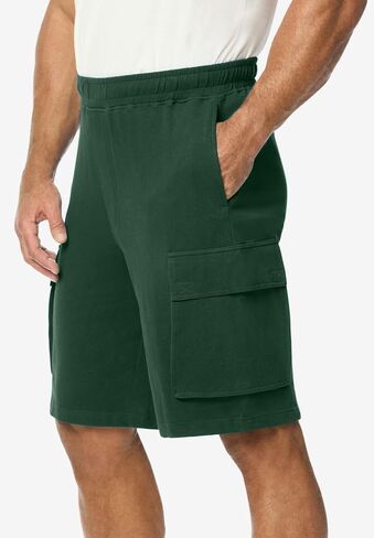 KingSize Men's Big & Tall French Terry Cargo Shorts in Saudi Arabia
