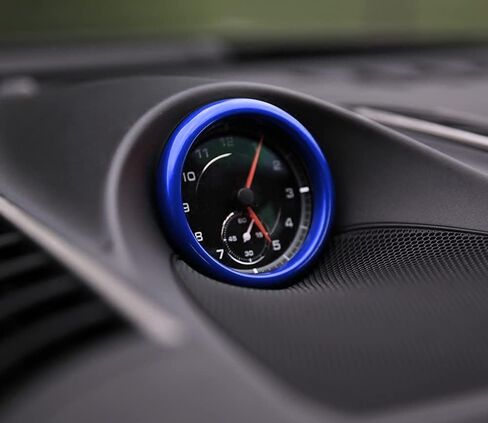 IJdmtoy Sports Red Aluminium Center DASH DASH RING RING RING متوافق مع Porsche Cayenne Macan 911 718 Cayman/Boxster ، 2009-2016 Panamera in Saudi Arabia