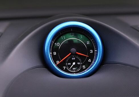 IJdmtoy Sports Red Aluminium Center DASH DASH RING RING RING متوافق مع Porsche Cayenne Macan 911 718 Cayman/Boxster ، 2009-2016 Panamera in Saudi Arabia