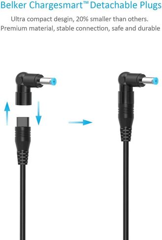 Belker 90W Universal Laptop Charger Power Adapter Cord Supply Replacement for Dell Hp Acer Asus Lenovo Thinkpad Toshiba Samsung Sony Fujitsu Notebook Ultrabook Chromebook in Saudi Arabia