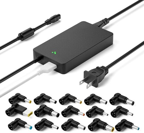 Belker 90W Universal Laptop Charger Power Adapter Cord Supply Replacement for Dell Hp Acer Asus Lenovo Thinkpad Toshiba Samsung Sony Fujitsu Notebook Ultrabook Chromebook in Saudi Arabia