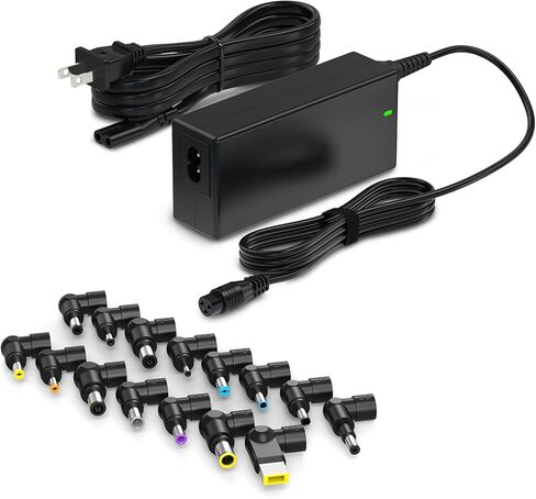 Belker 90W Universal Laptop Charger Power Adapter Cord Supply Replacement for Dell Hp Acer Asus Lenovo Thinkpad Toshiba Samsung Sony Fujitsu Notebook Ultrabook Chromebook in Saudi Arabia
