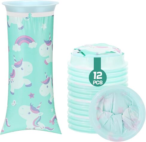 12pcs 1000ml Leakpoof Kids Vomit Bags Disposable - Portable & Sealed, Nausea Relief Throw up Barf Bags, Road Trip Essentials Puke Emesis Bags for Travel Emergency Car Motion Sickness, Dinosaur in Saudi Arabia