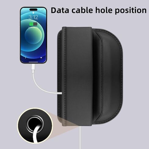 2 Pack Premium Car Seat Gap Filler Organizer - Universal Storage Box with Card Slots for Phones/Keys/Glasses, Fits Cars, SUVs & Trucks (Black) in Kuwait