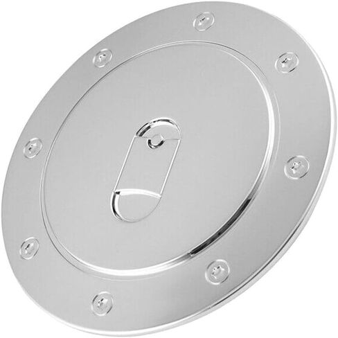 Chrome ABS Fuel Gas Door Cap Cover for Silverado 1500 1999-2006 for Silverado 1500HD 2001-2003 2005-2006 for Silverado 2500/2500HD/3500 2001-2006 for Tahoe 2000-2006 for Yukon 2000-2006 in Saudi Arabia
