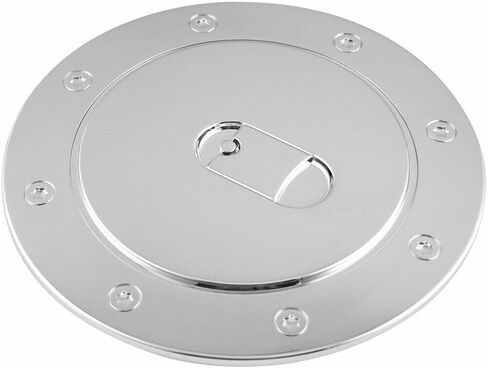 Chrome ABS Fuel Gas Door Cap Cover for Silverado 1500 1999-2006 for Silverado 1500HD 2001-2003 2005-2006 for Silverado 2500/2500HD/3500 2001-2006 for Tahoe 2000-2006 for Yukon 2000-2006 in Saudi Arabia