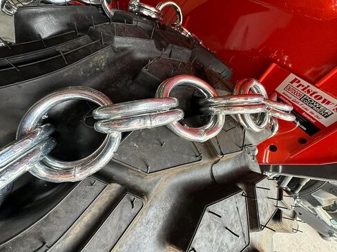 TireChain.com 440-80-24 Double Ring Nuway Tractor Tire Chains in Saudi Arabia