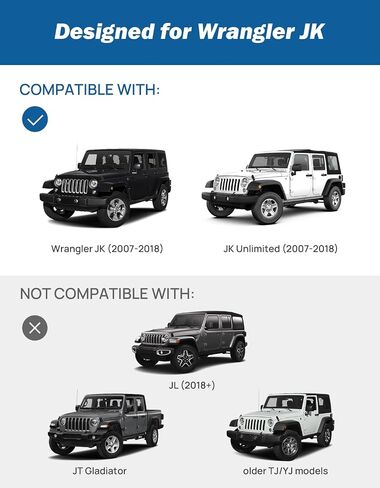 JOYTUTUS Metal Dash Mount Phone Holder Compatible with 2007-2018 Wrangler JK(Not Fit 2018 Wrangler JL) | Custom Fit Phone Mount Expansion Platform| One-Hand Adjustable Clip in Saudi Arabia