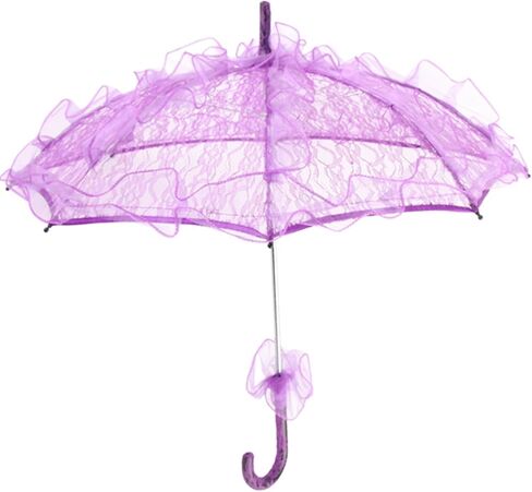 Lace Parasol Umbrella,Vintage Lace Parasol,Wedding Bridal Umbrella 23.6x22.2in Elegant Decorative Photography Prop Craft for Women Wedding Party in Saudi Arabia