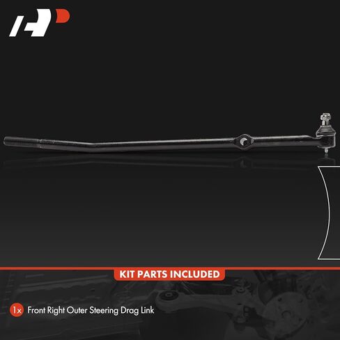 A-Premium Front Right Outer Steering Drag Link, Compatible with Dodge Ram 1500 2000-2001, Ram 2500 3500 2000-2002 in Saudi Arabia