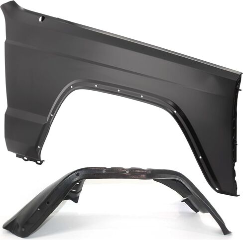 Garage-Pro Fender Kit متوافقة مع Jeep Cherokee 1984-1996 ، Comanche 1986-1992 ، Wagoneer 1984-1990 للموديلات مع هوائي وفتح فتحات فتحة العجلة in Saudi Arabia