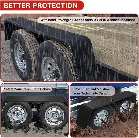 Tandem Axle Trailer 13 "-15" TIRES CAR RAEULER TRAILER ، مقطورة شحن ، مقطورة فائدة ، لوحة مقطورة للمناظر الطبيعية in Kuwait