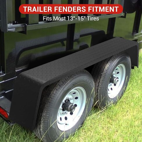 Tandem Axle Trailer 13 "-15" TIRES CAR RAEULER TRAILER ، مقطورة شحن ، مقطورة فائدة ، لوحة مقطورة للمناظر الطبيعية in Kuwait