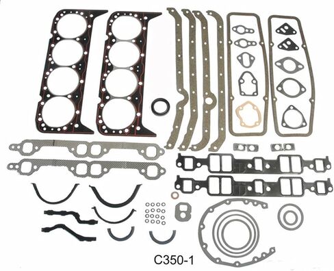 Master Engine Rebuild Kit Fits: 67-85 Chevrolet SBC 350 5.7L V8 W/Stage-2 HP Cam & Flat-Top Pistons in Saudi Arabia
