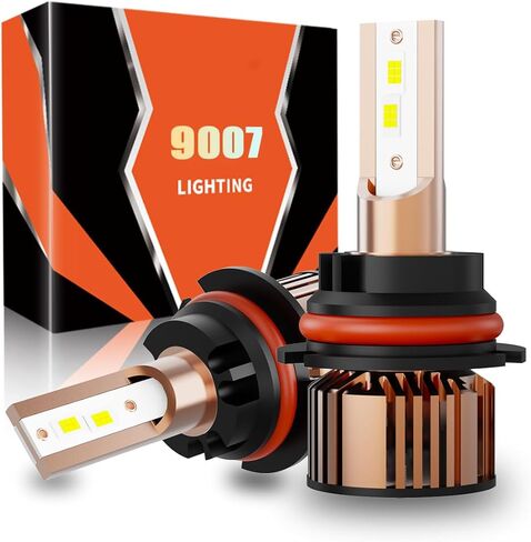 متوافق مع Ford F150 F250 F350 F450 1997 1998 1999 2000 2001 2003 HI/LO Dual Beam Light Bulb ، 12V 55W 6000K ، Pack of 2 in Saudi Arabia