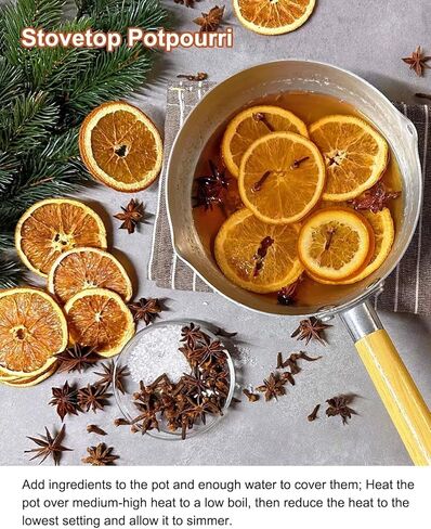 Farmhouse Potpourri Simmering, Apple Cinnamon Potpourri Simmer Pot with Cedar Stems, Pine Needles, Salt, Christmas Potpourri Bowl Filler for Housewarming, Host/Hostess, Country Lovers in Saudi Arabia
