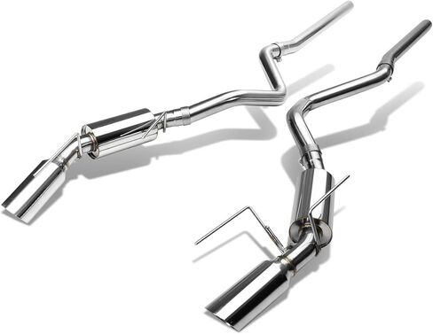 DNA MOTORING CBE-FM05-46GT Cat Back Exhaust System [Compatible with 05-10 Ford Mustang V6] in Saudi Arabia