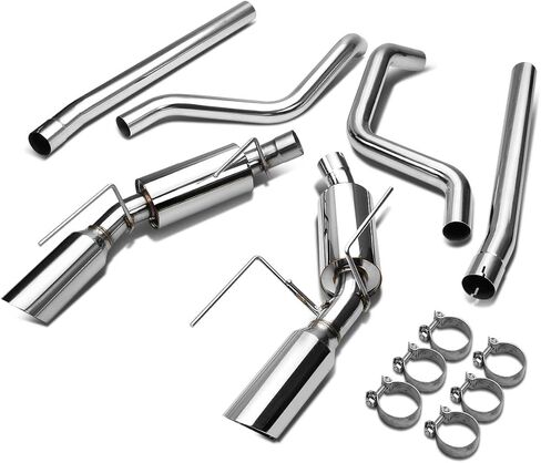 DNA MOTORING CBE-FM05-46GT Cat Back Exhaust System [Compatible with 05-10 Ford Mustang V6] in Saudi Arabia