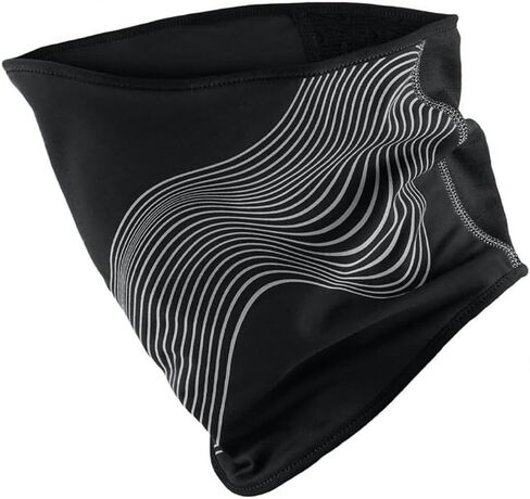Nike unisex-adult Neck WarmerNIKE 360 THERMA-FIT NECK WARMER BLACK/SILVER - S/M in Saudi Arabia