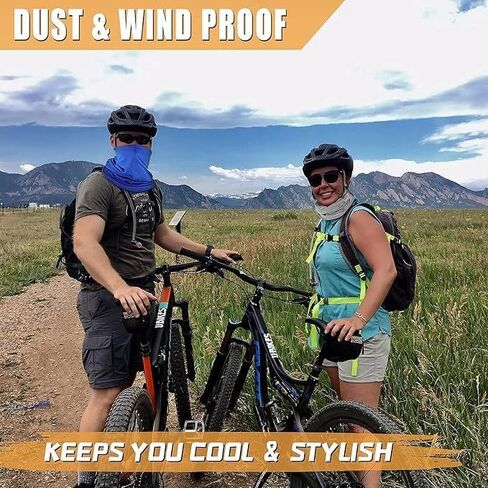 Neck Gaiter Face Mask,Sun Cooling Scarf Gator Cover Face Head for Men Women Fishing Hiking Cycling in Saudi Arabia