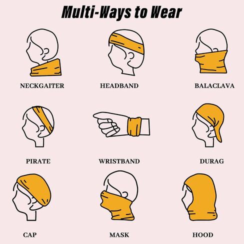Cooling Neck Gaiter Face Cover Scarf, UV Protection Mask for Men and Women in Saudi Arabia