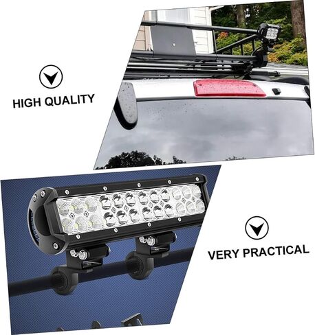 1SET Auto Car Spotlight Bracket Bracket Motorcycle Light Mounting Kit Tiving مع مصابيح الضباب LED تصميم قوي ومستقر لرف السقف وبار الثور in Kuwait