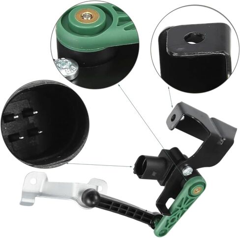 MACHSWON 4 Pins Rear Left Suspension Ride Height Sensor, Height Level Sensor, Air Suspension Auto Ride Height Self Leveling Sensor, Compatible with Audi A3 2015-2020, 5Q0512521F in Saudi Arabia