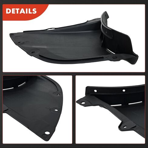 A-Premium Pair Front Inner Fenders Liner Splash Shield Set with Clips - Compatible with Mazda 3 2019-2020 - Factory Fresh (PP), Not Refurbished or Recycled in Saudi Arabia
