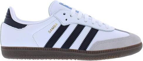 adidas Samba OG Womens Shoes Size 7, Color: Cream Light/Silver/Gum-White in Saudi Arabia