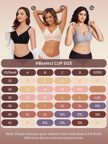 Hbselect 3pack تمريض حمالات الصدر للرضاعة الطبيعية صامتة الأمومة غير سلس من أجل الحملات الراحة في النوم حمالات الصدر in Kuwait