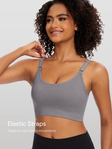 Angelhood Wireless Nursing Bras for Breastfeeding,Maternity Sport Bralettes | Angelhood Non-Padded Minimizer Nursing Bras for Breastfeeding Support Maternity Sports T-Shirt Bras Wireless Sleep Bralettes in Kuwait