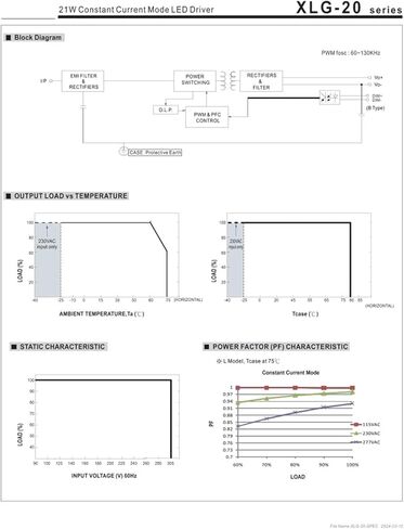 Power Supply XLG-20 XLG-20-H-B XLG-20-L-B XLG-20-M-B XLG-20-H XLG-20-L XLG-20-M 21W Constant Current Mode Driver(XLG-20-H-B) in Kuwait